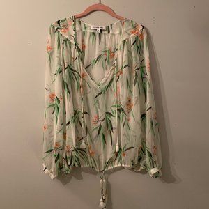 Elizabeth and James Sheer Curi Blouse